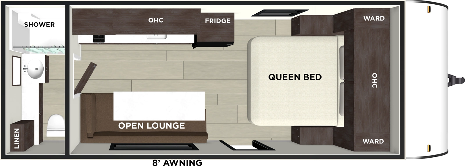 Wildwood Fsx 164FBLE Floorplan